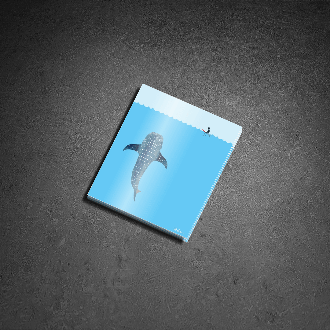 Whale Shark Sticker (4 Stickers)