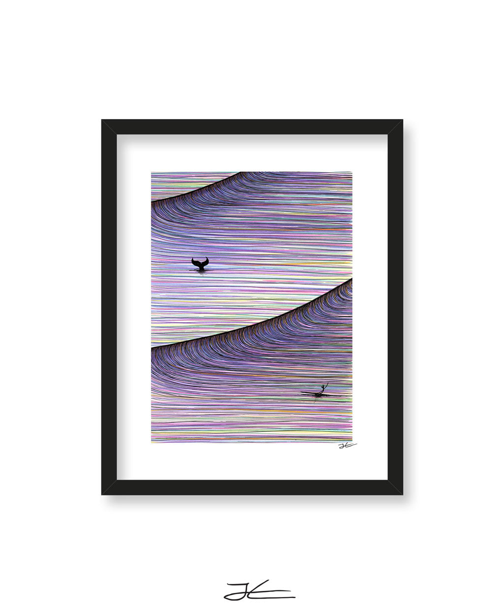 Whale Stoke - Print/ Framed Print