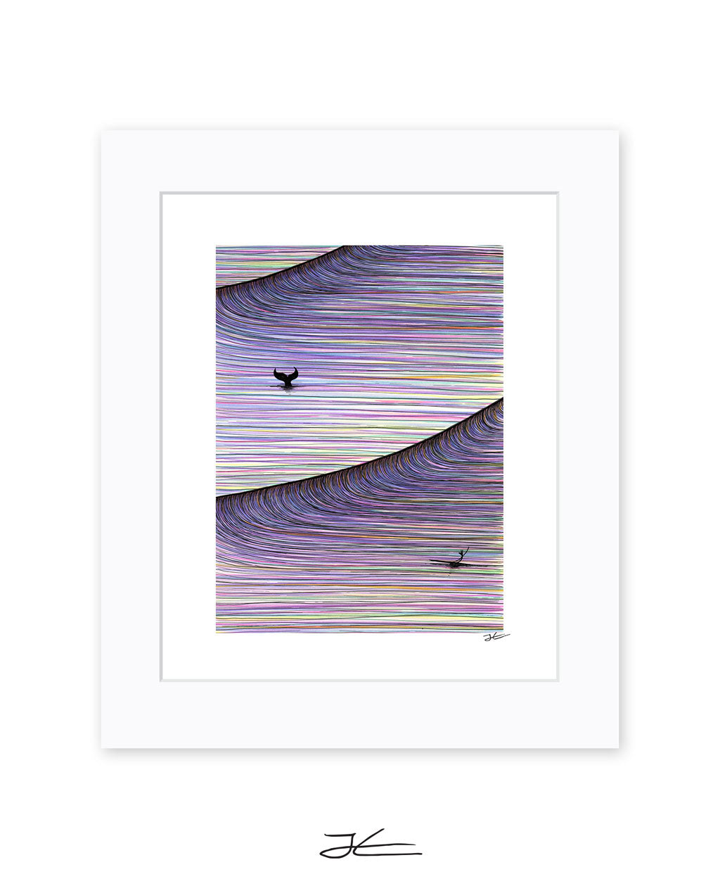 Whale Stoke - Print/ Framed Print