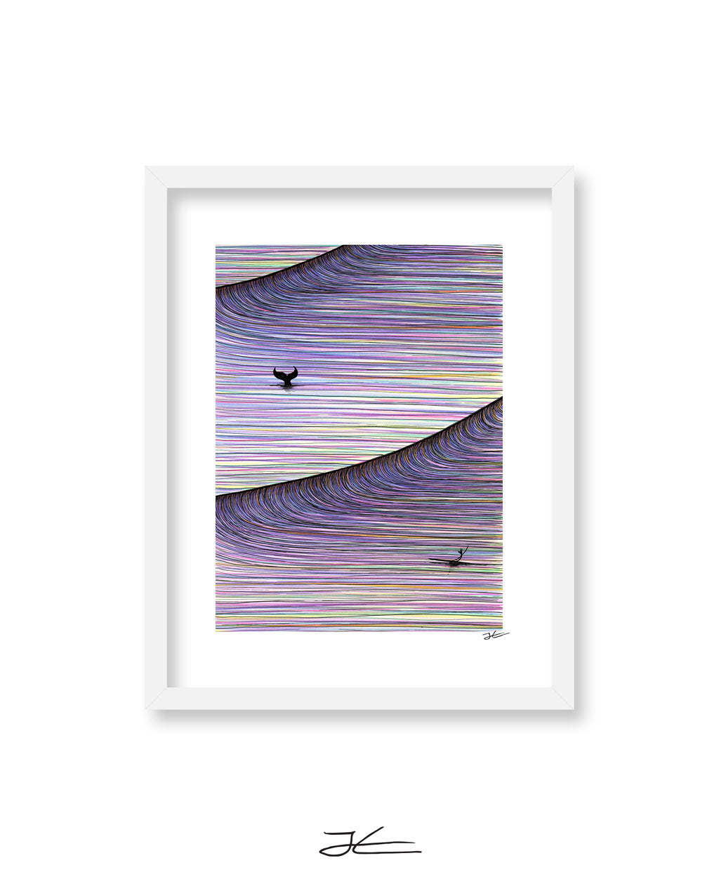 Whale Stoke - Print/ Framed Print