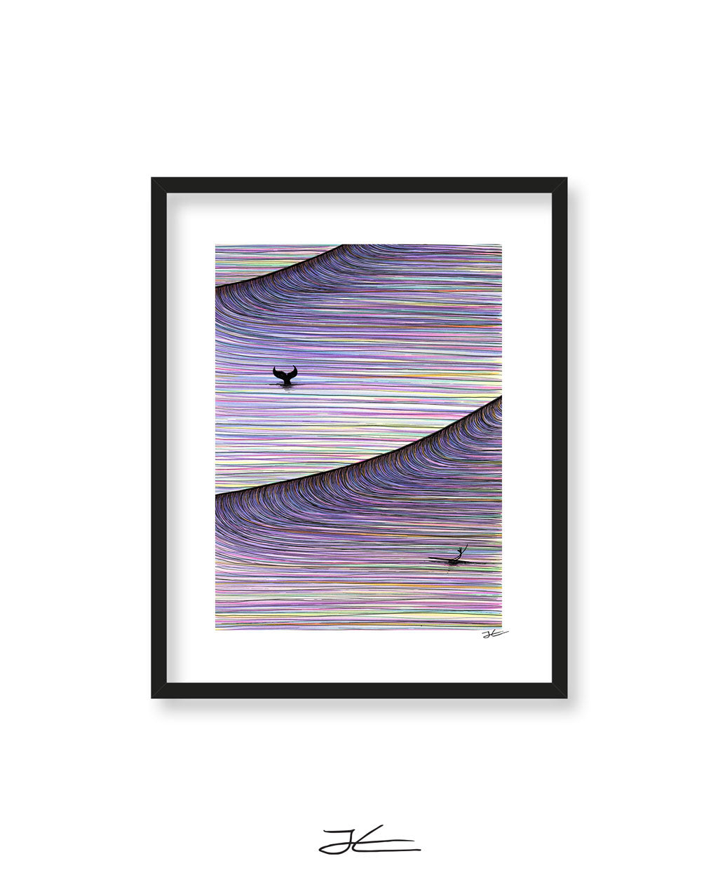 Whale Stoke - Print/ Framed Print