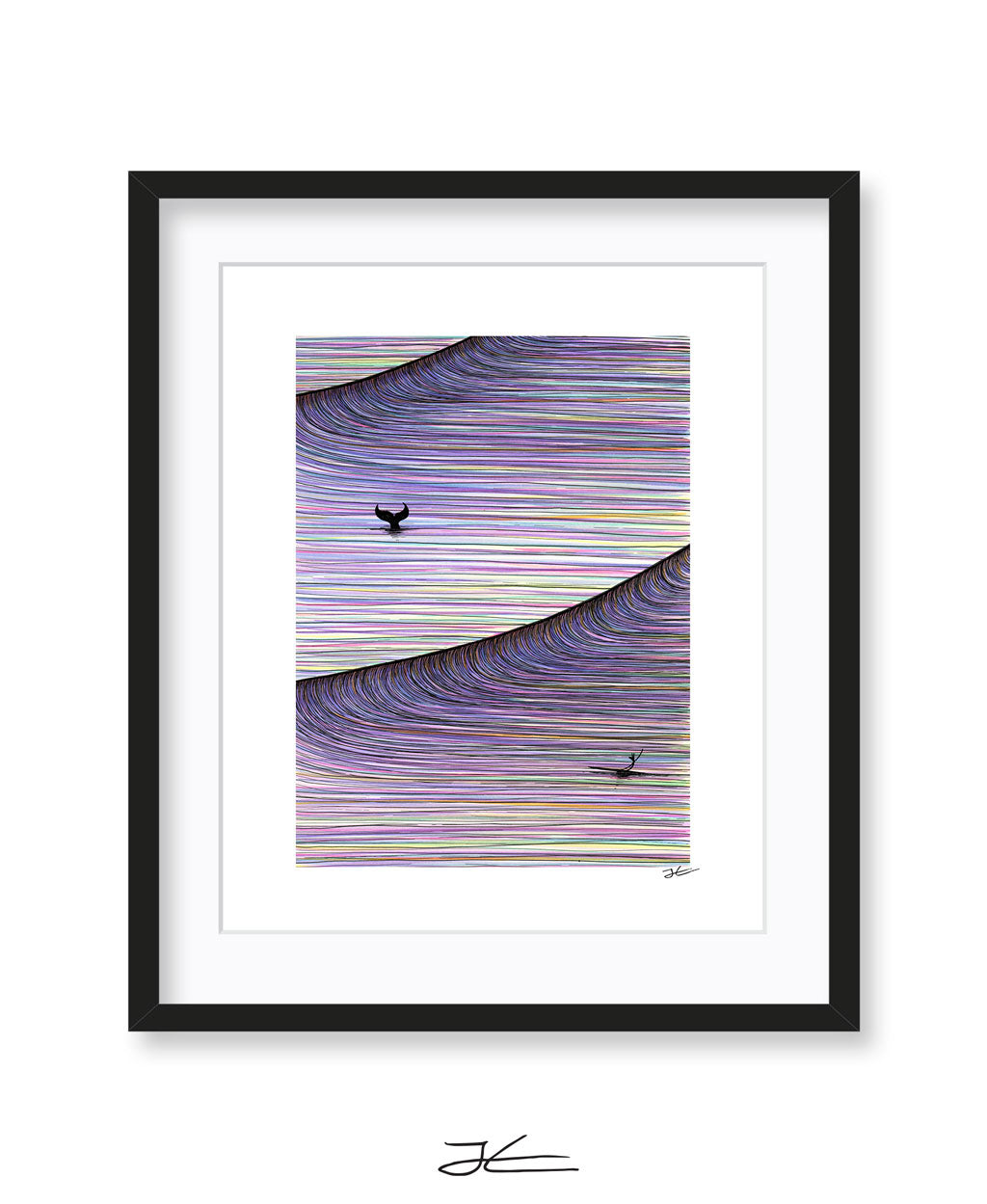 Whale Stoke - Print/ Framed Print