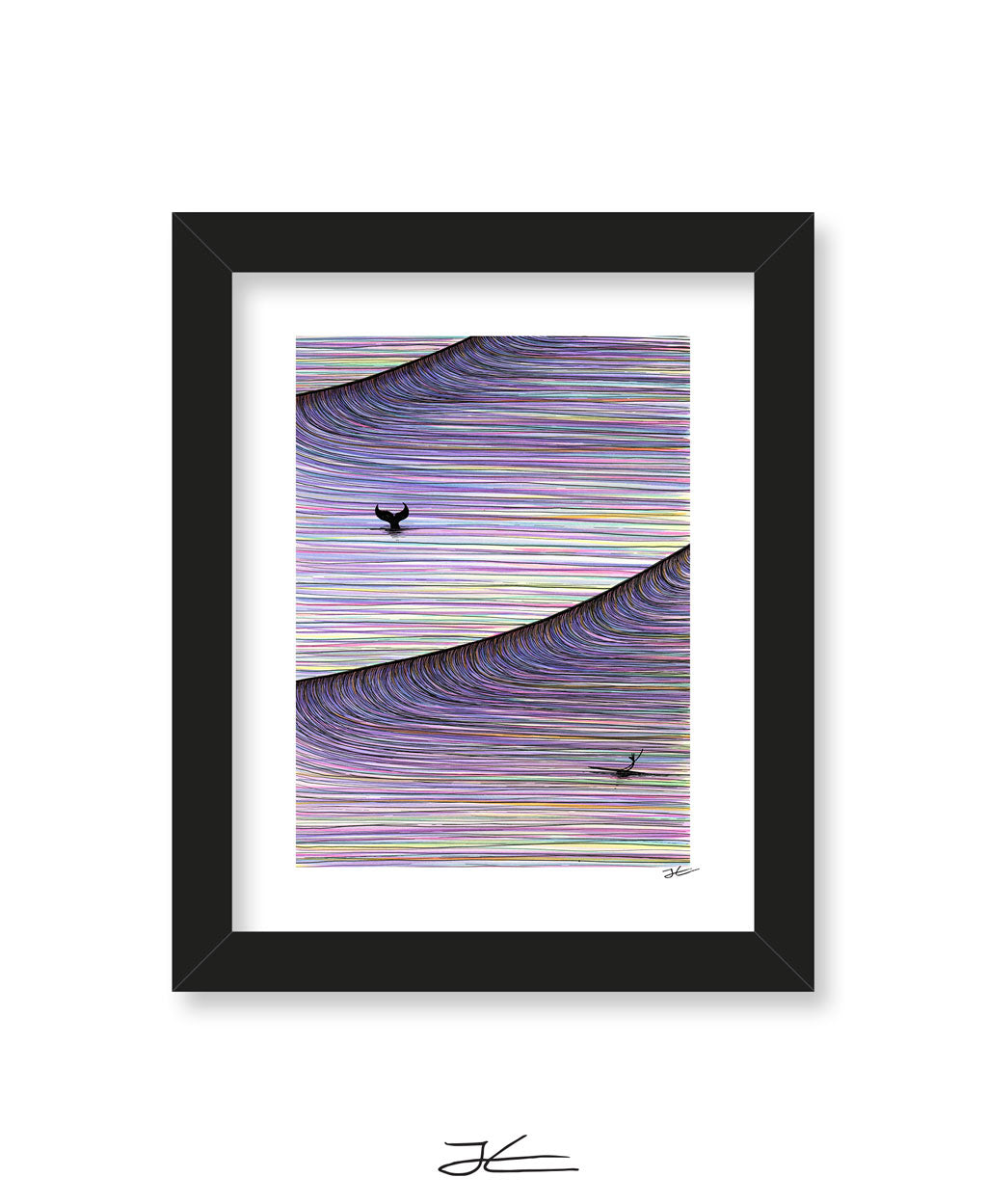 Whale Stoke - Print/ Framed Print
