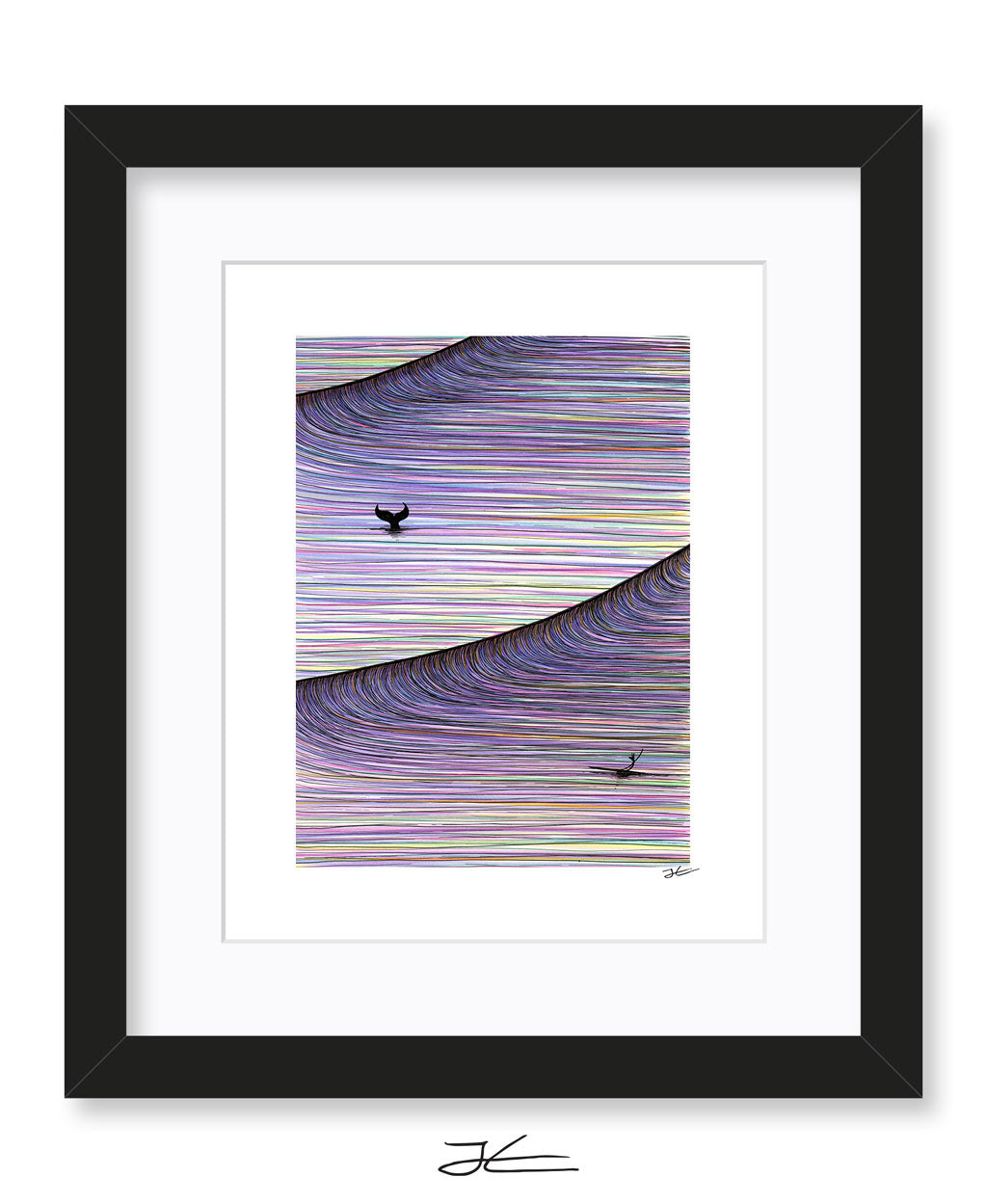 Whale Stoke - Print/ Framed Print