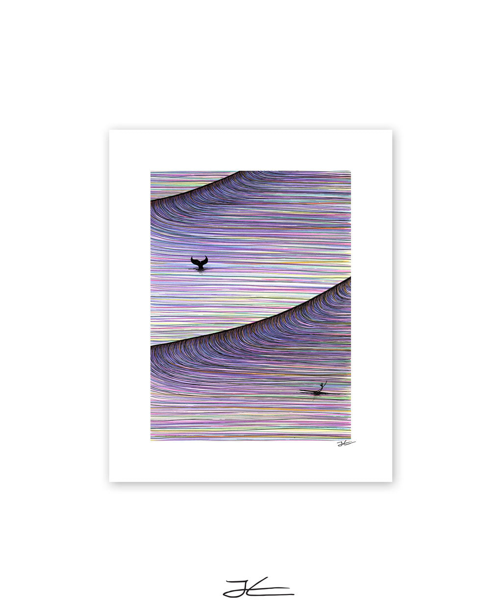 Whale Stoke - Print/ Framed Print