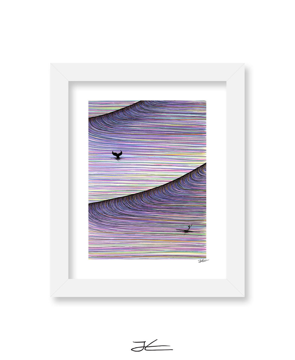 Whale Stoke - Print/ Framed Print