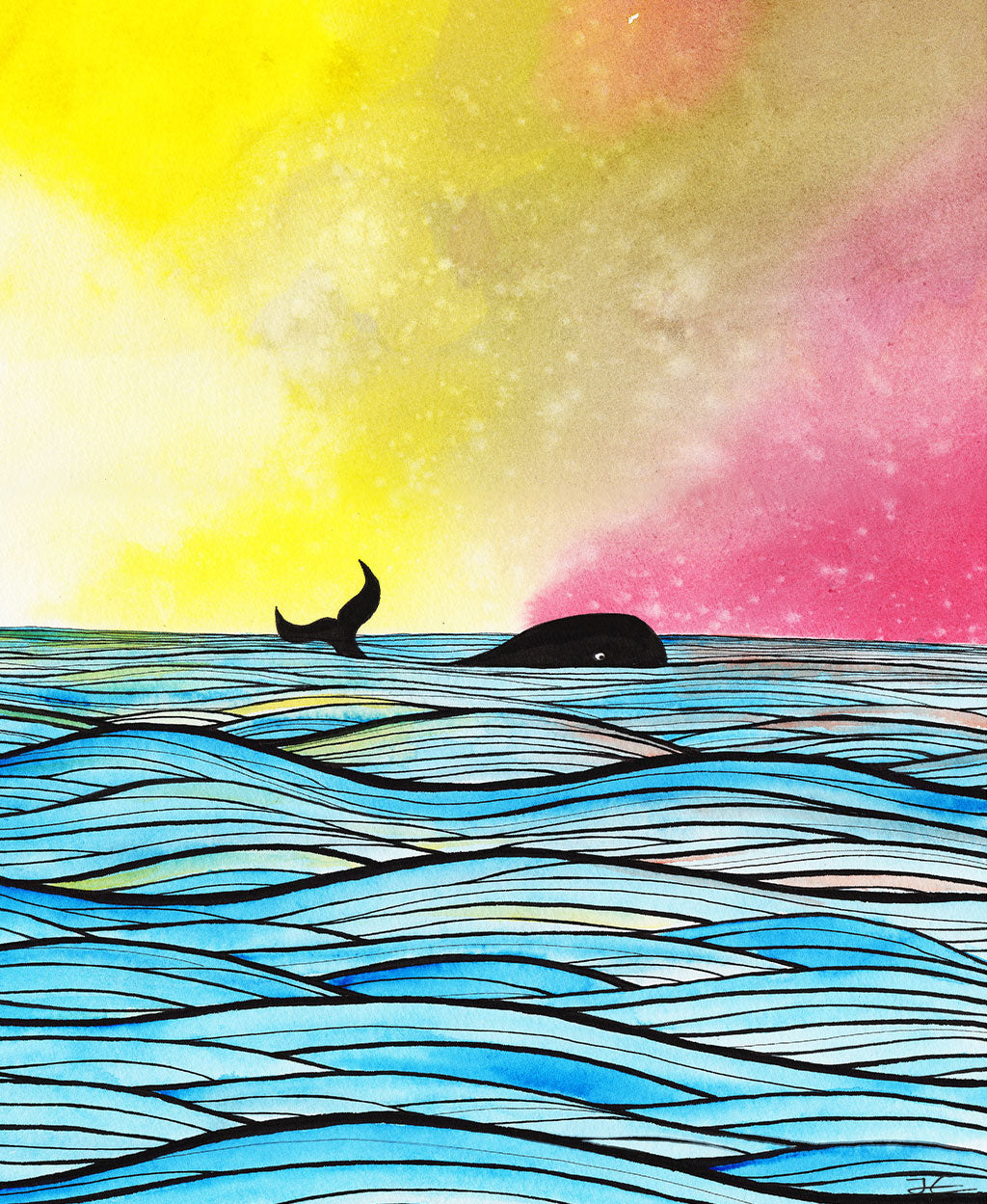 Whales O'hoy - Print/ Framed Print