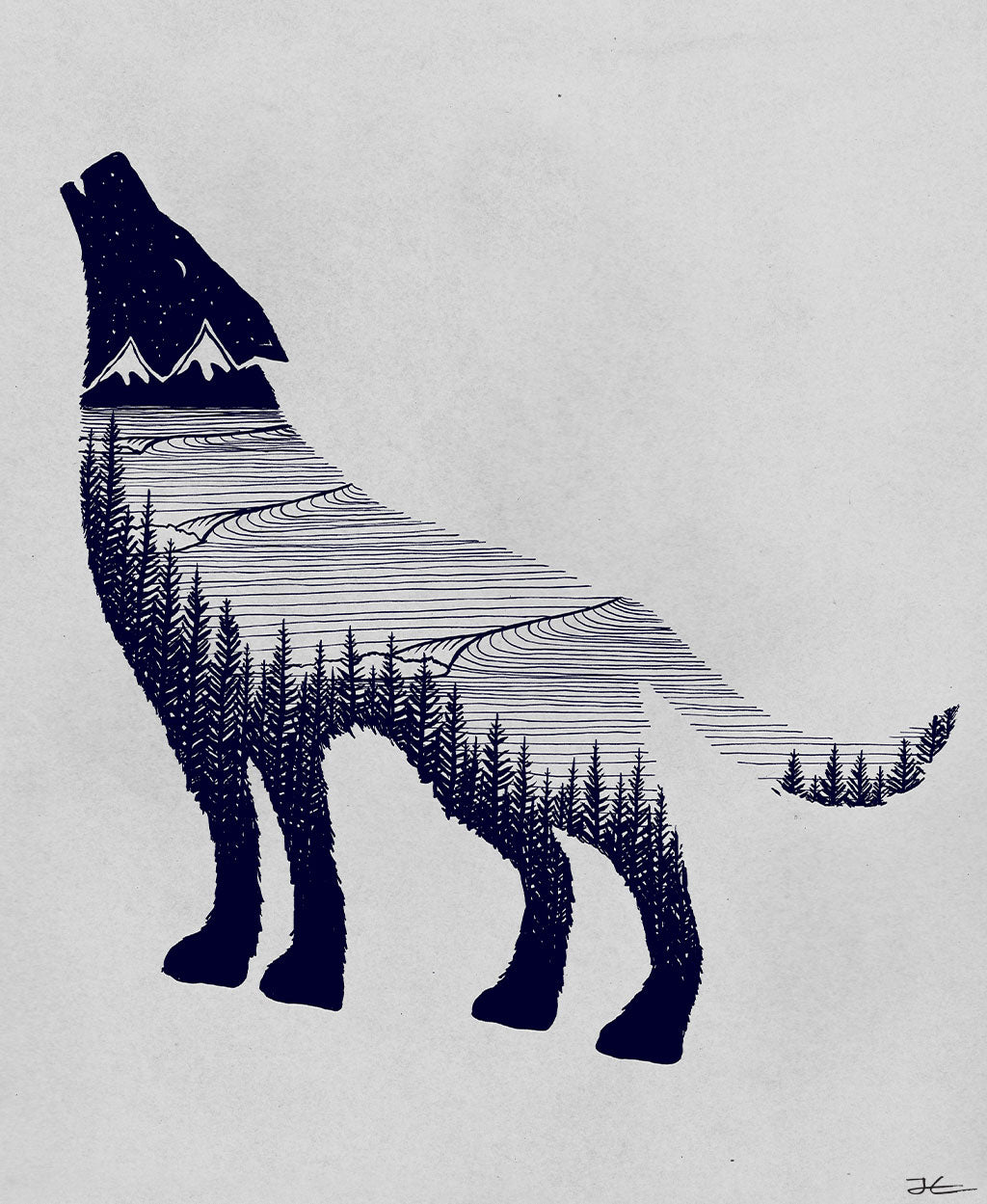 Wolf Dreams - Print/ Framed Print