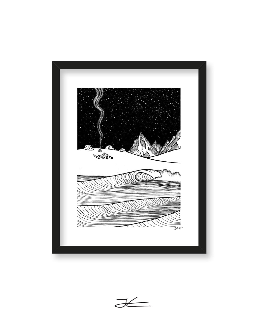 Wonderland Black & White - Print/ Framed Print