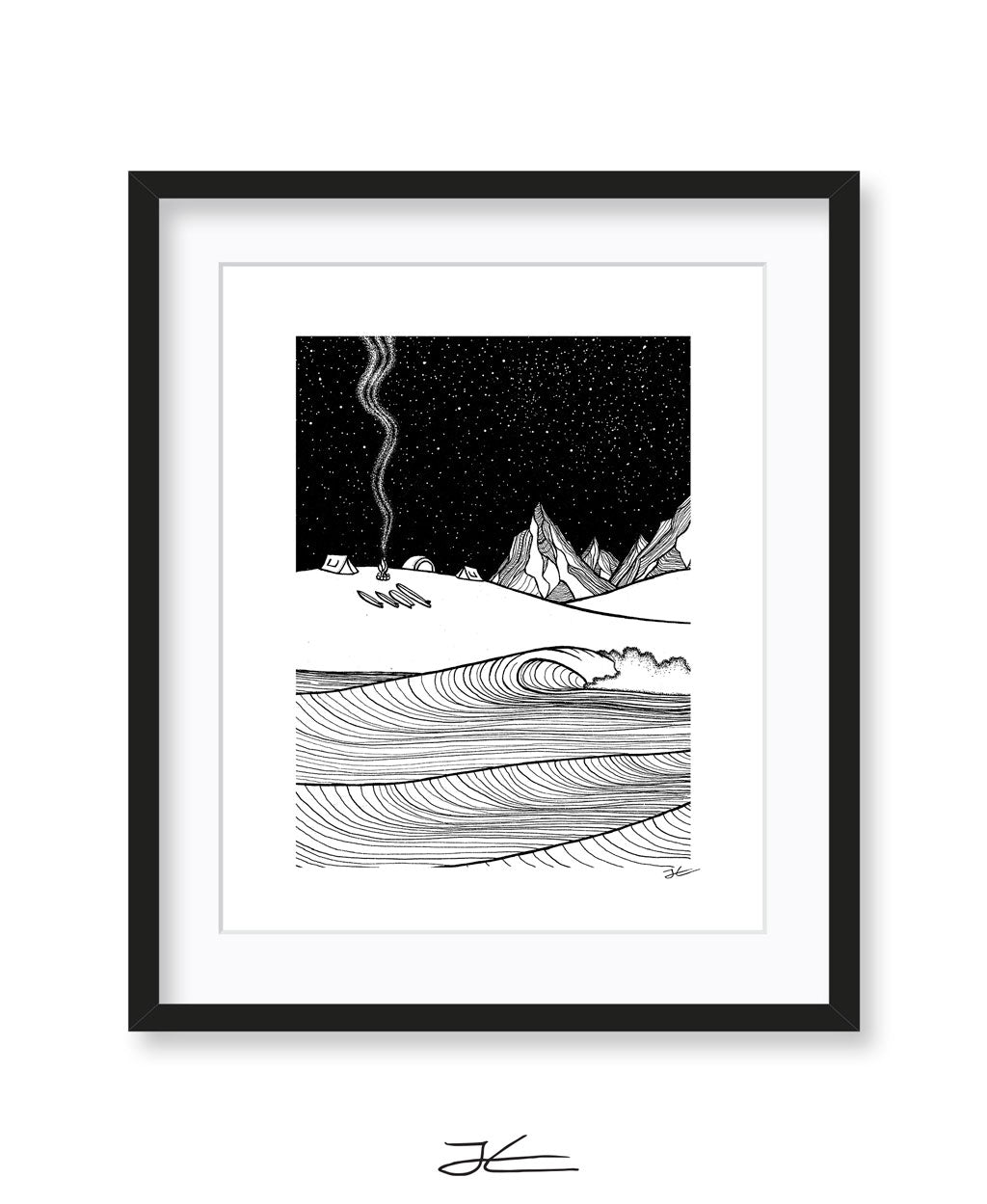 Wonderland Black & White - Print/ Framed Print