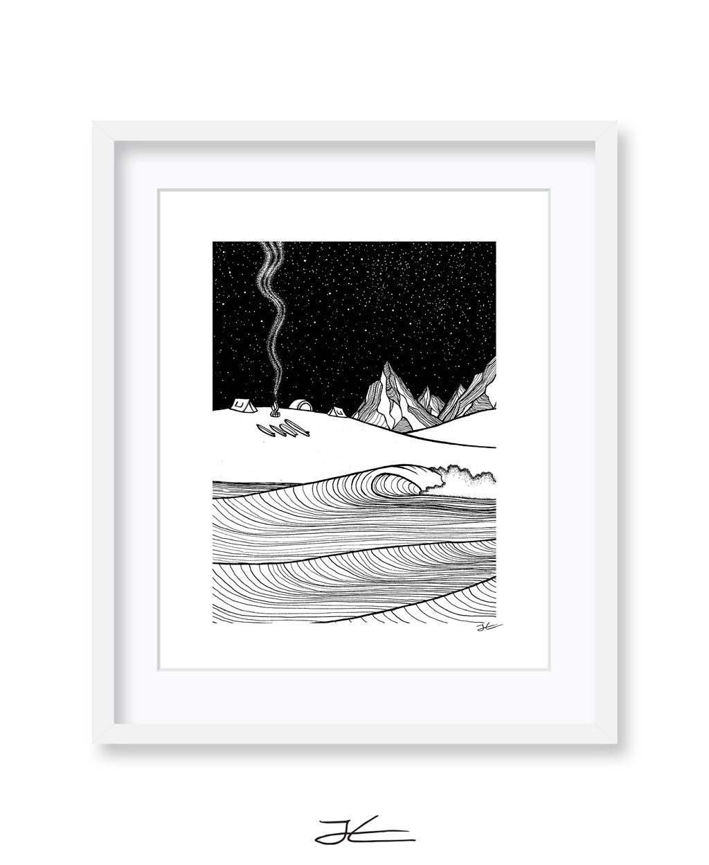 Wonderland Black & White - Print/ Framed Print
