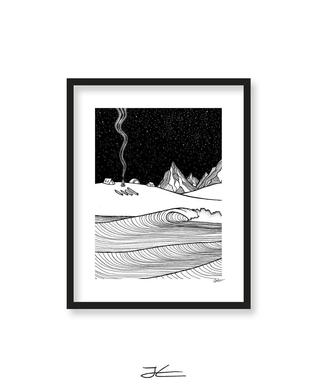Wonderland Black & White - Print/ Framed Print