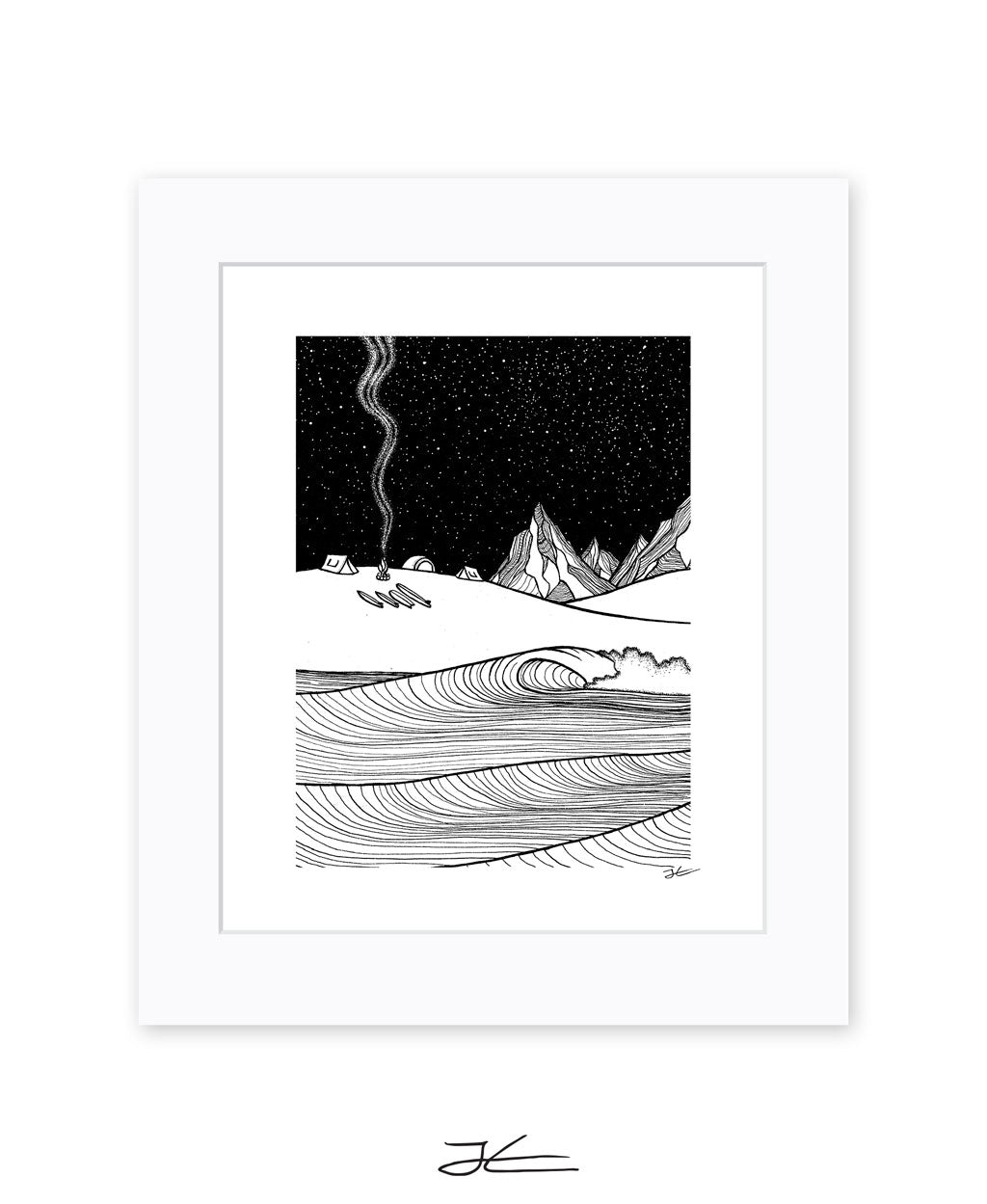 Wonderland Black & White - Print/ Framed Print