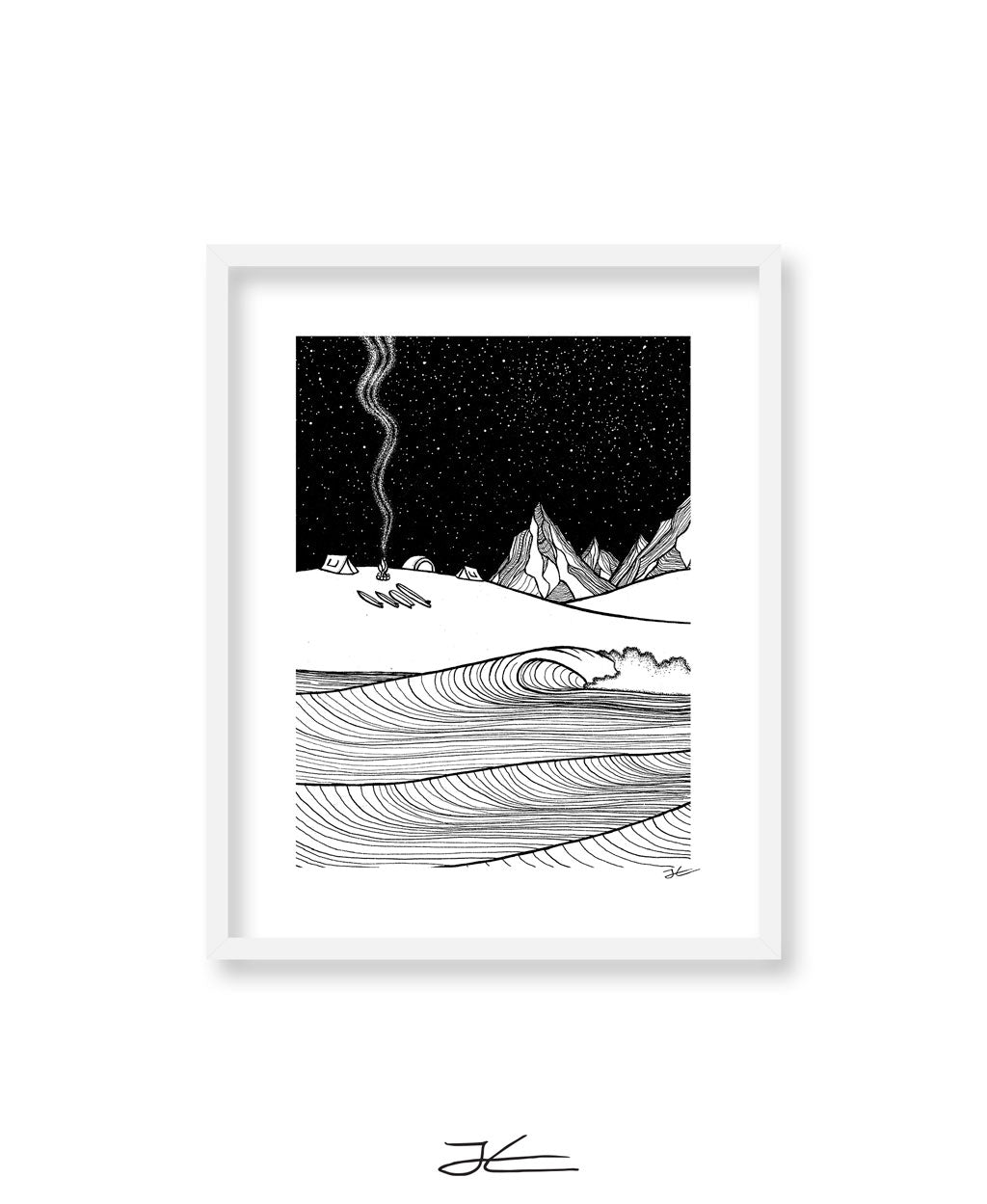 Wonderland Black & White - Print/ Framed Print