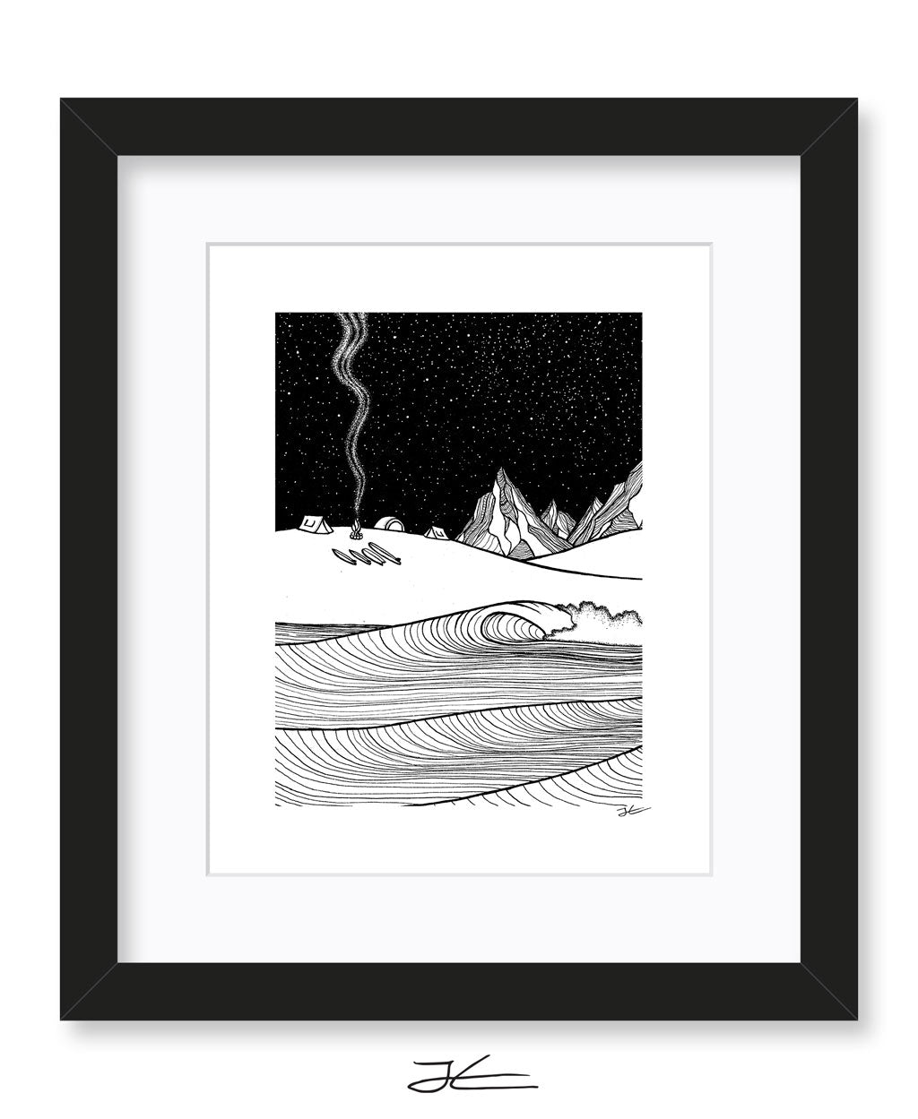 Wonderland Black & White - Print/ Framed Print