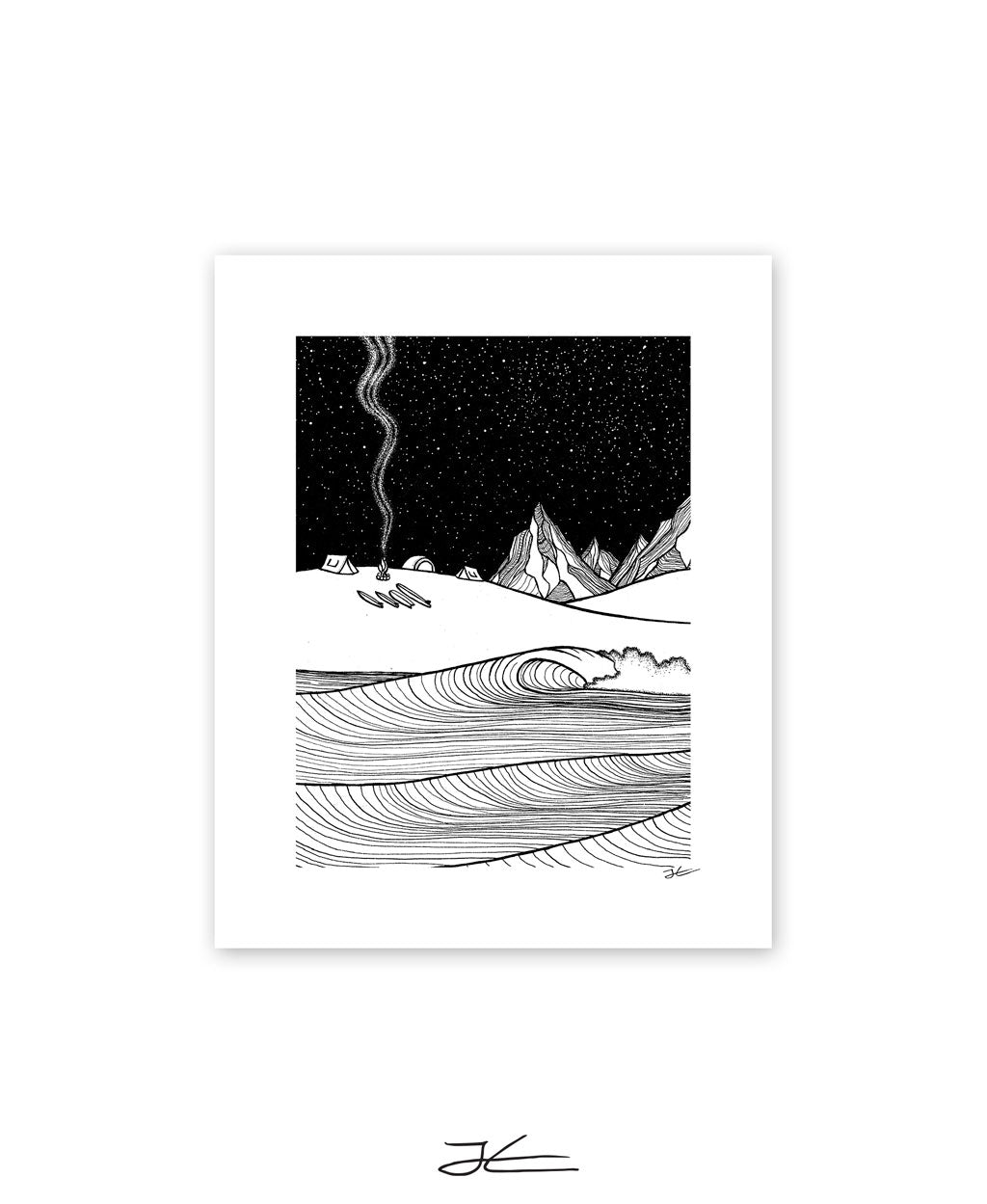 Wonderland Black & White - Print/ Framed Print