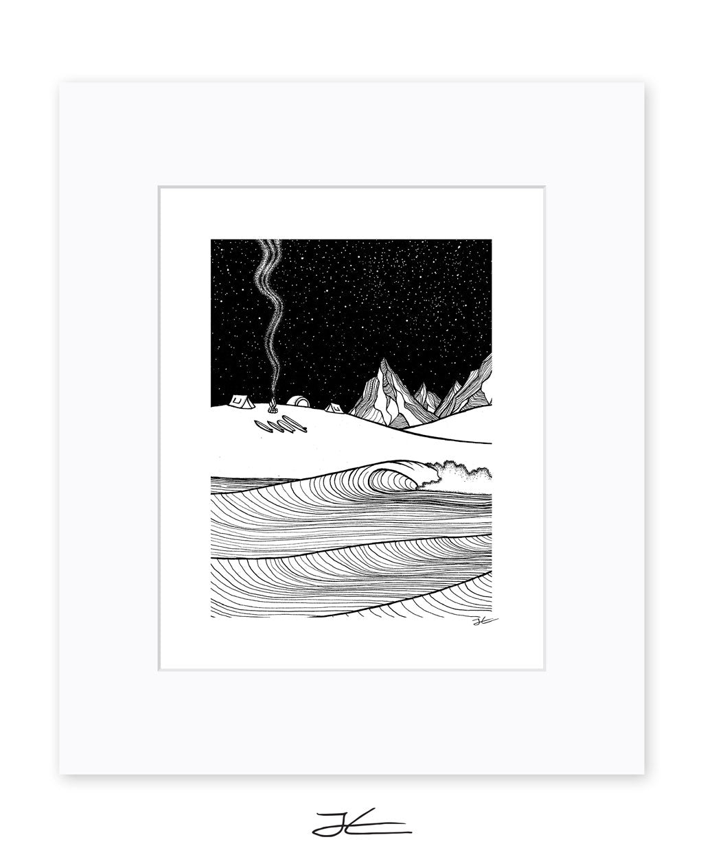 Wonderland Black & White - Print/ Framed Print