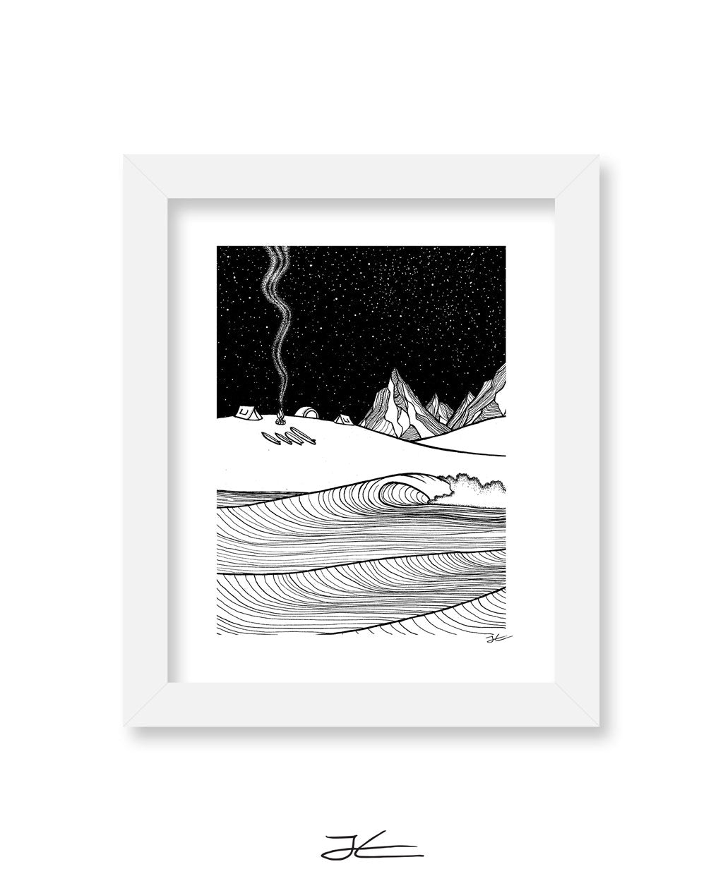 Wonderland Black & White - Print/ Framed Print