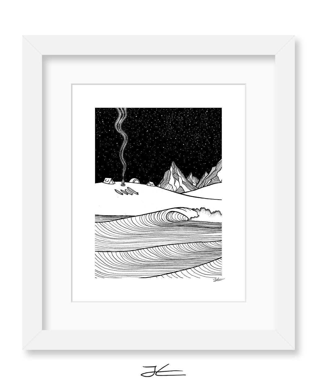 Wonderland Black & White - Print/ Framed Print