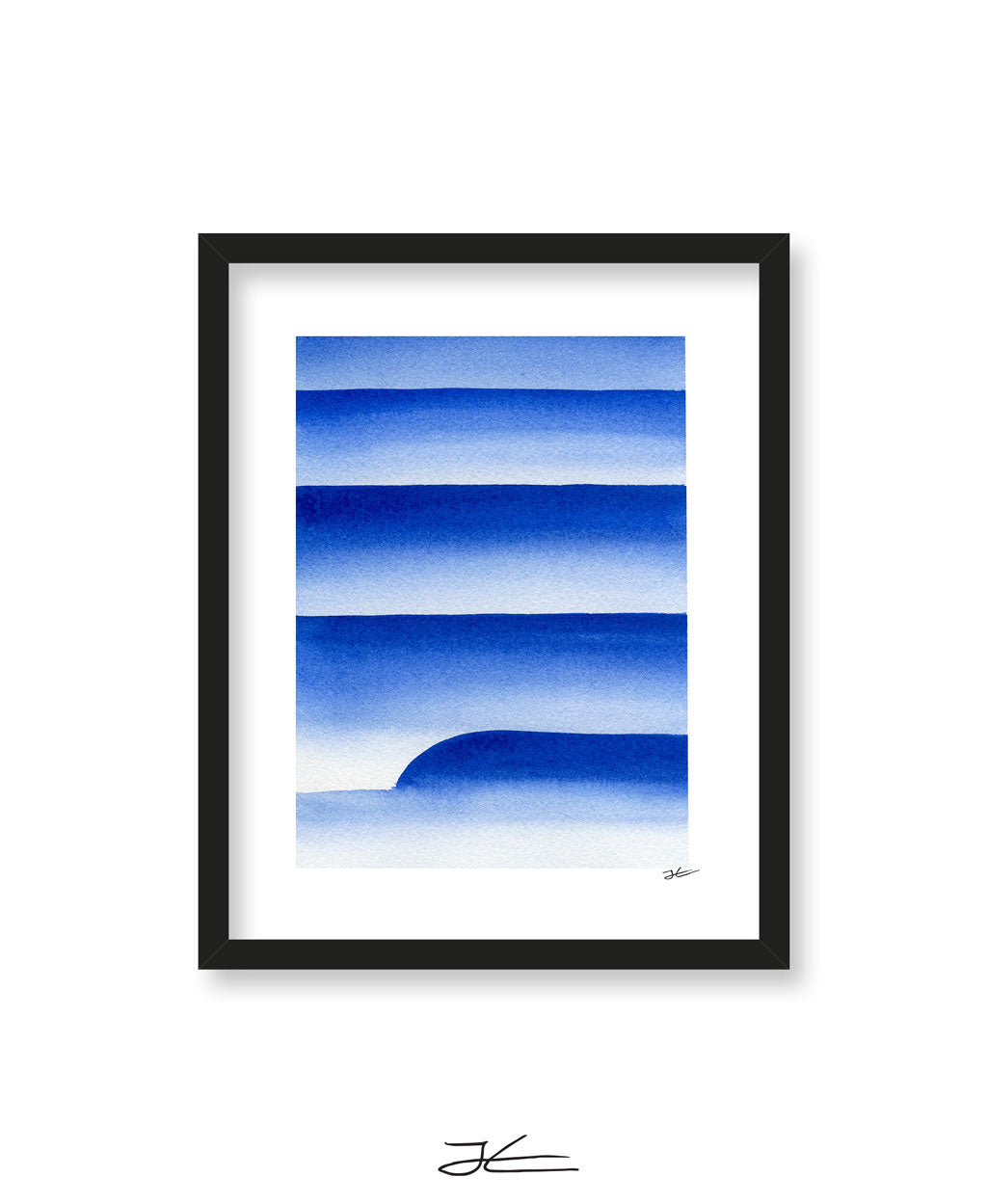 Left /Blue - 1 - Print/ Framed Print