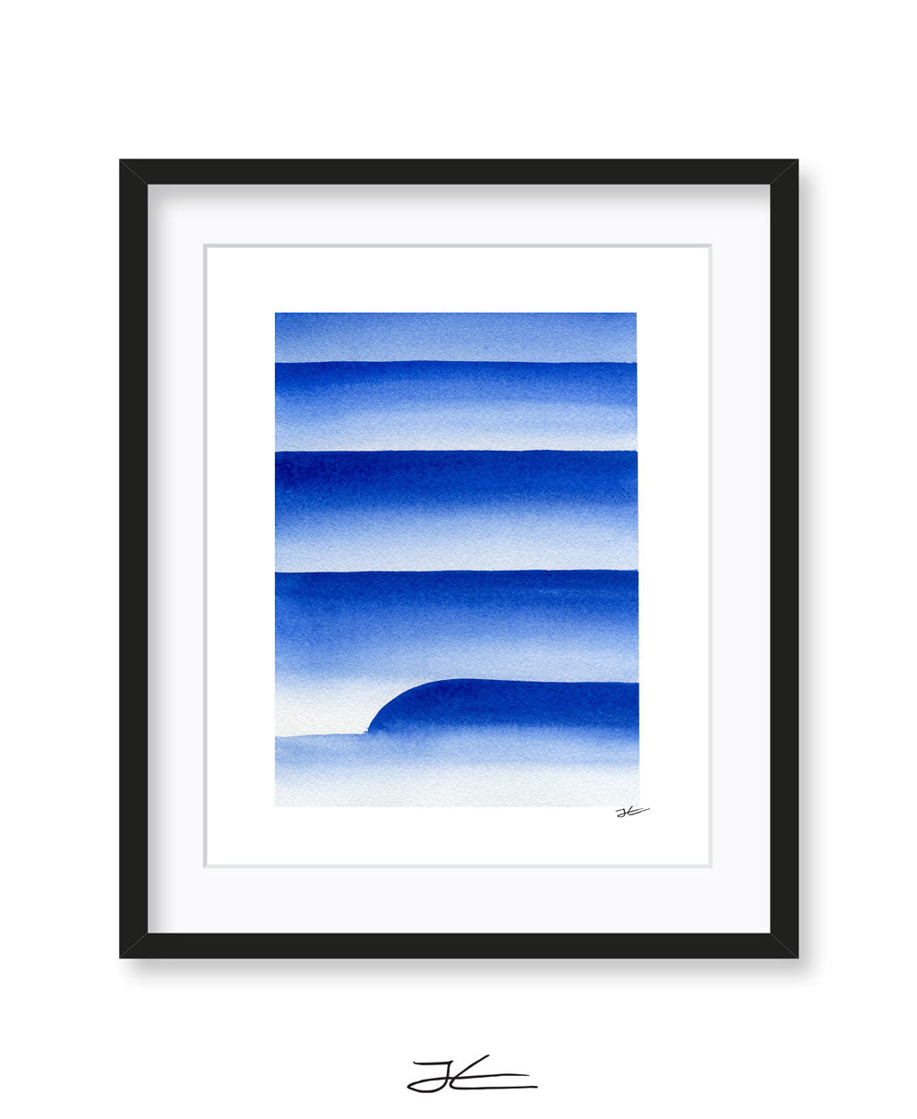 Left /Blue - 1 - Print/ Framed Print