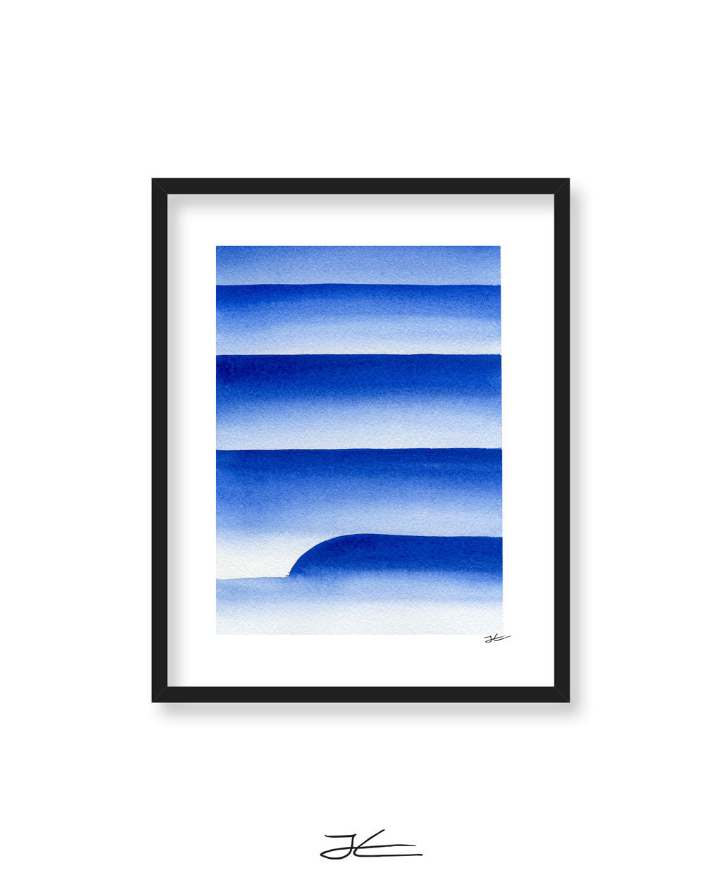 Left /Blue - 1 - Print/ Framed Print