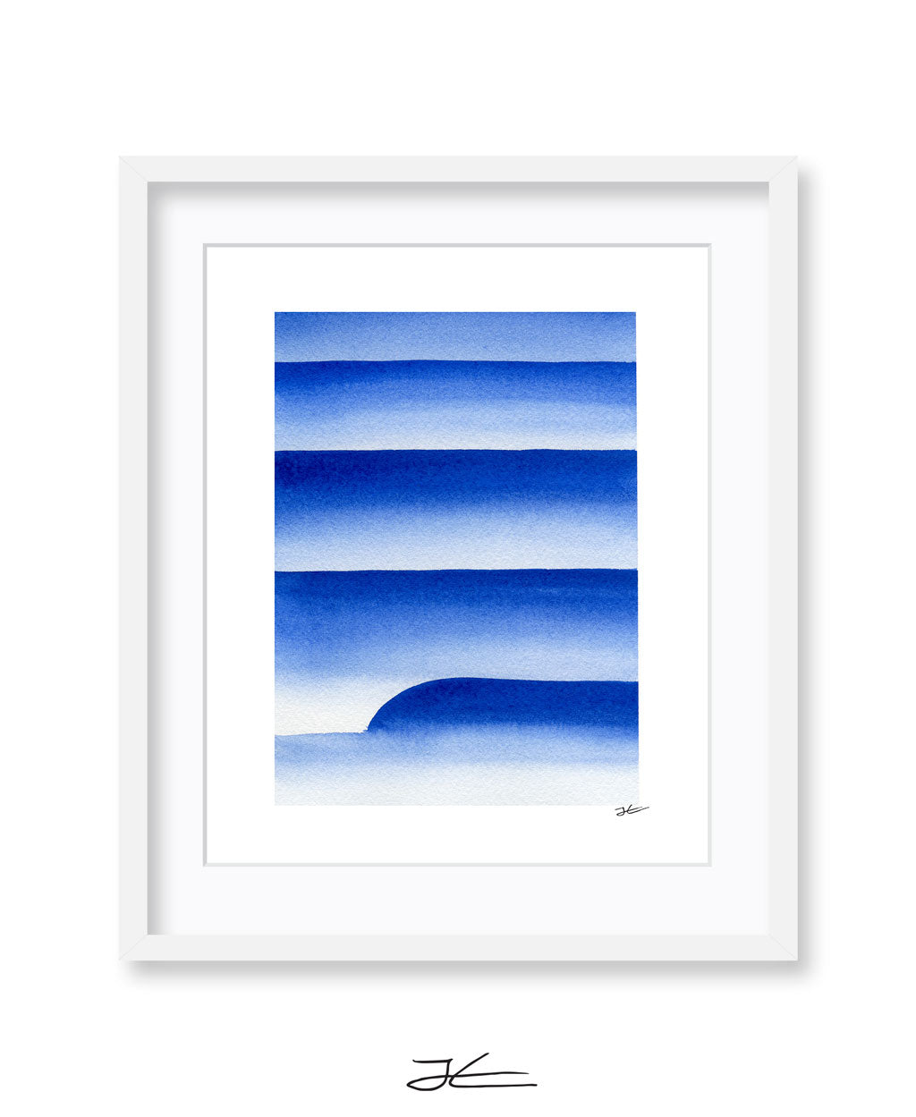 Left /Blue - 1 - Print/ Framed Print