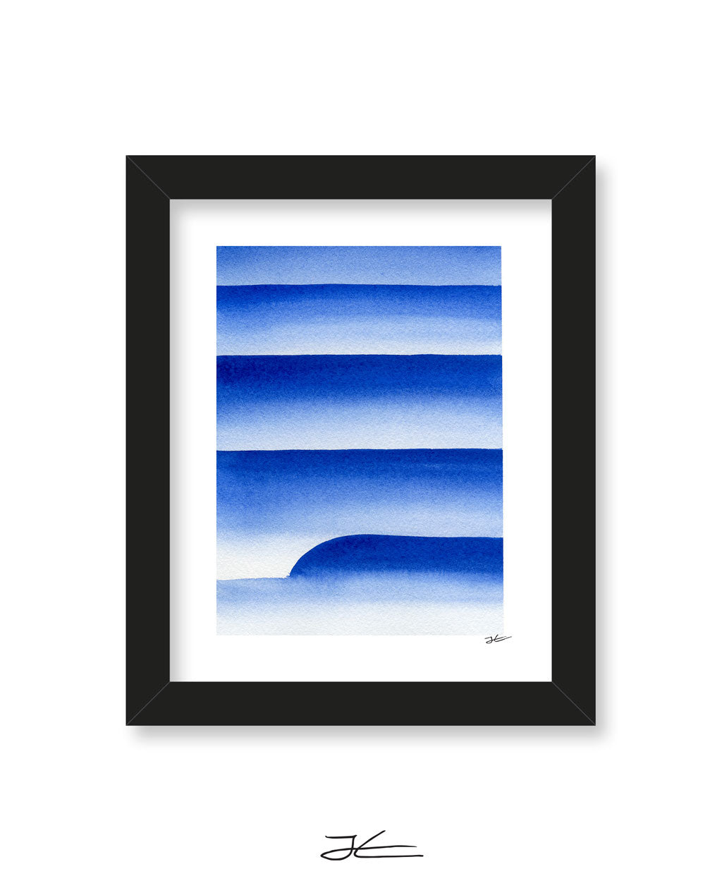 Left /Blue - 1 - Print/ Framed Print