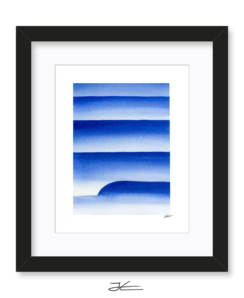 Left /Blue - 1 - Print/ Framed Print