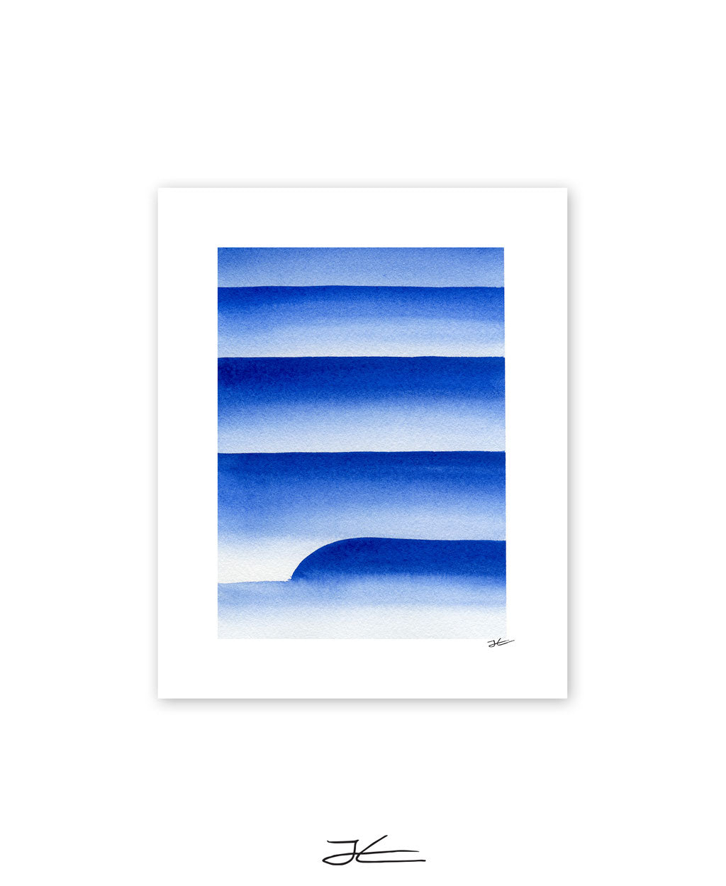 Left /Blue - 1 - Print/ Framed Print