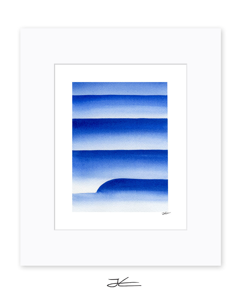 Left /Blue - 1 - Print/ Framed Print