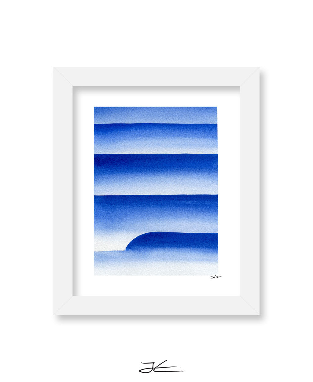 Left /Blue - 1 - Print/ Framed Print