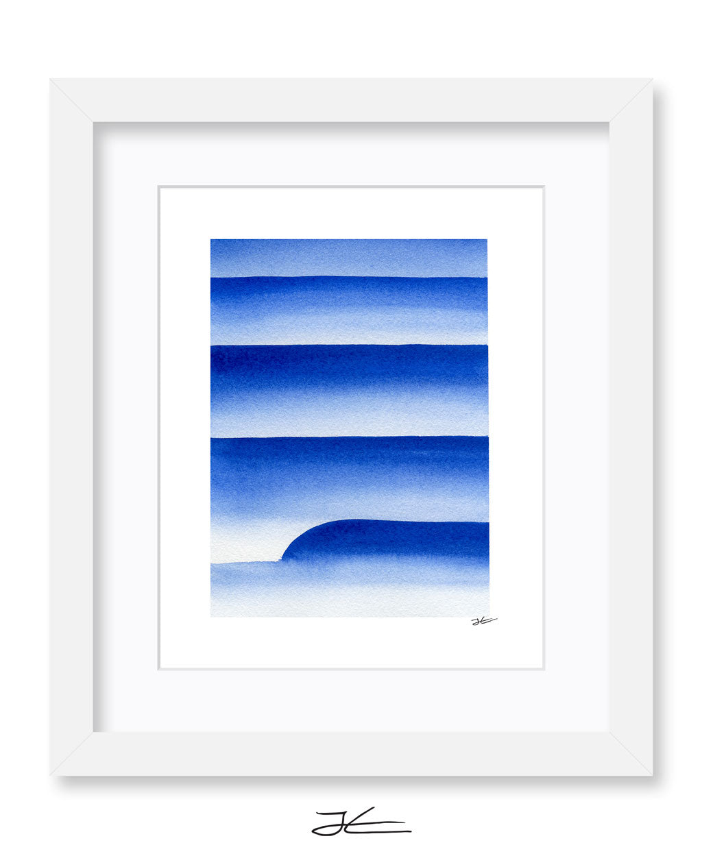 Left /Blue - 1 - Print/ Framed Print
