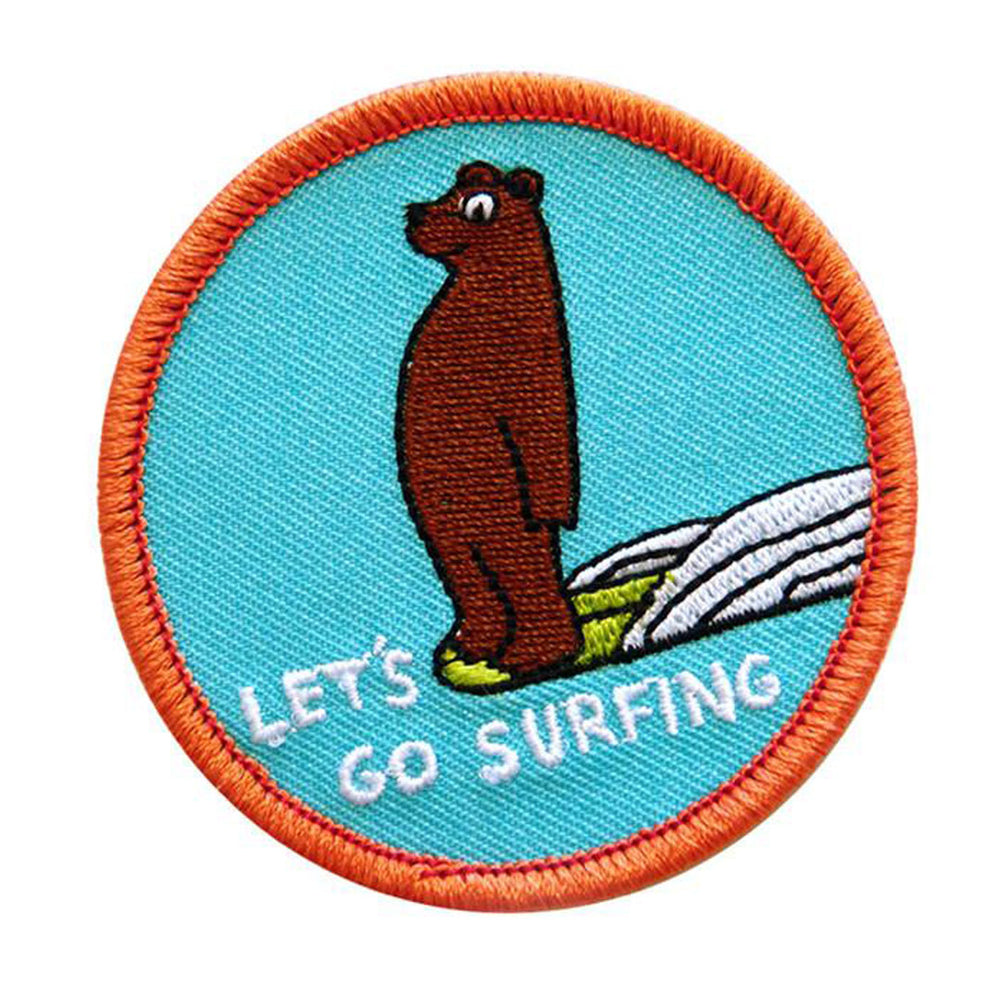
                  
                    Let's Go Surfing Embroidered Patch
                  
                