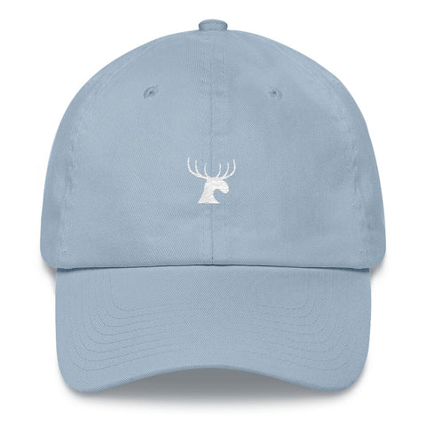 Moose Head Embroidery Cap