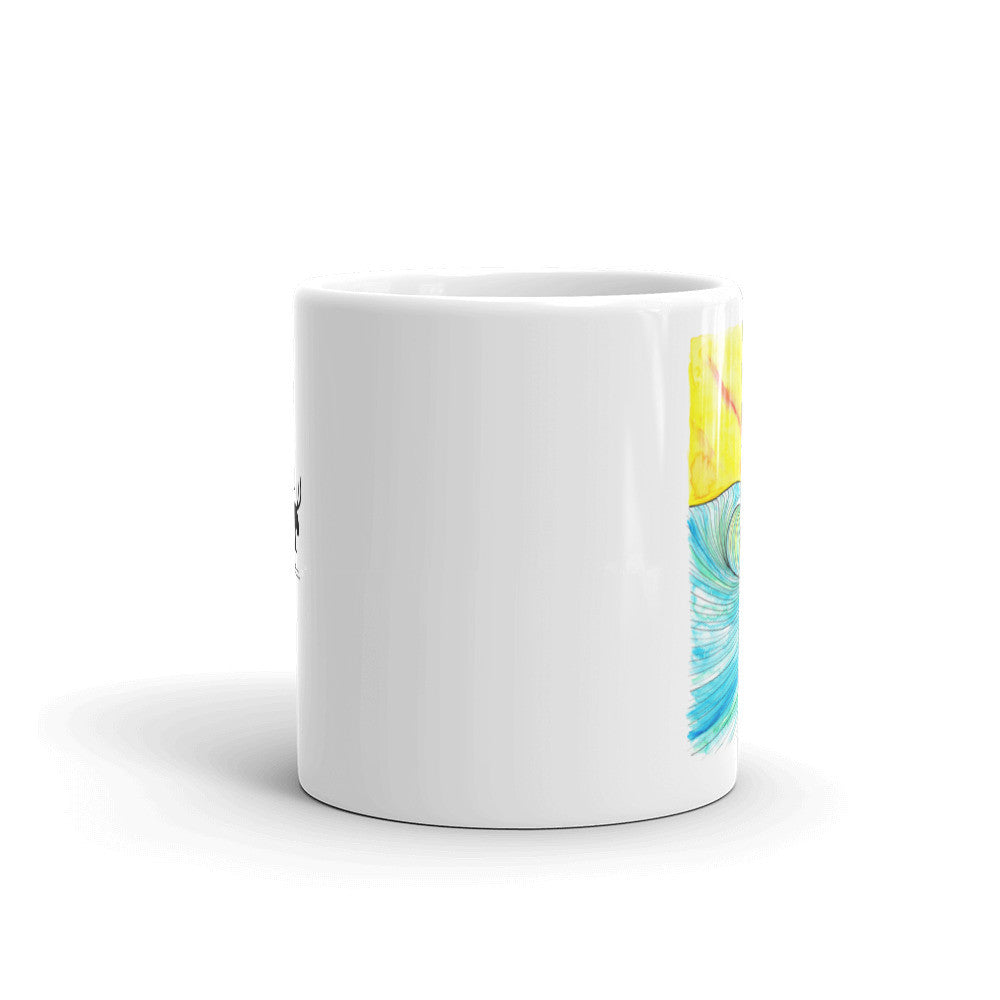 Sunset Slab Ceramic Mug