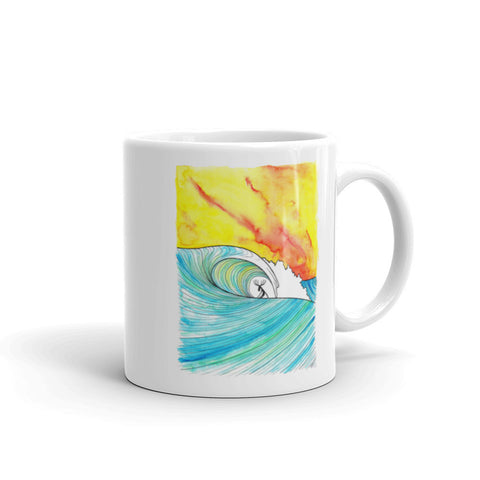 Sunset Slab Ceramic Mug